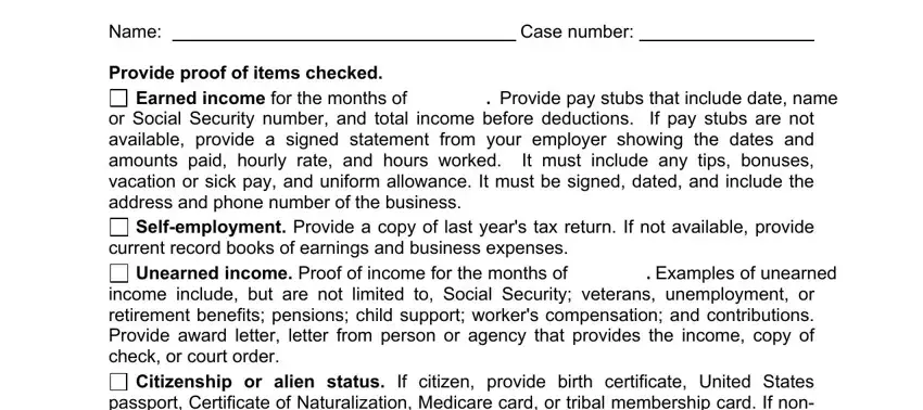 Filling out segment 2 of Form 08Ad092E