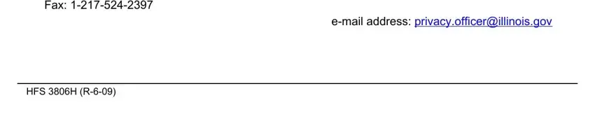 A way to fill in Form Hfs 3806H step 2