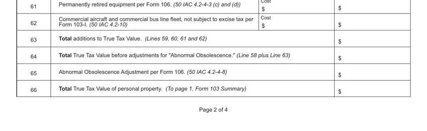 How one can fill in 103-I step 5