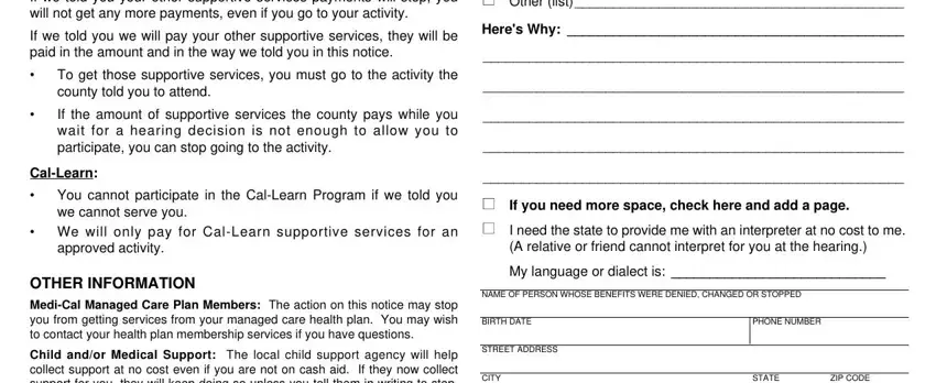 Step # 5 of filling out Form Dfa 377 4 Qr