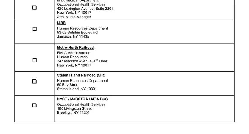 Human Resources Department  Bay, Staten Island Railroad SIR, and MTA Medical Department in hr ben 070