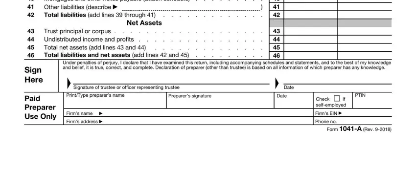 Learn how to complete 1041 a trust form step 5