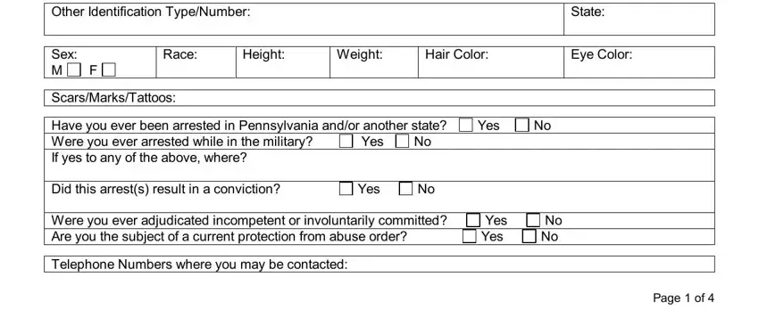 Simple tips to complete pa state police challenge form portion 2