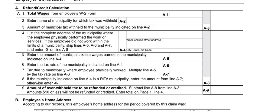 Writing section 1 of ohio rita form 10a