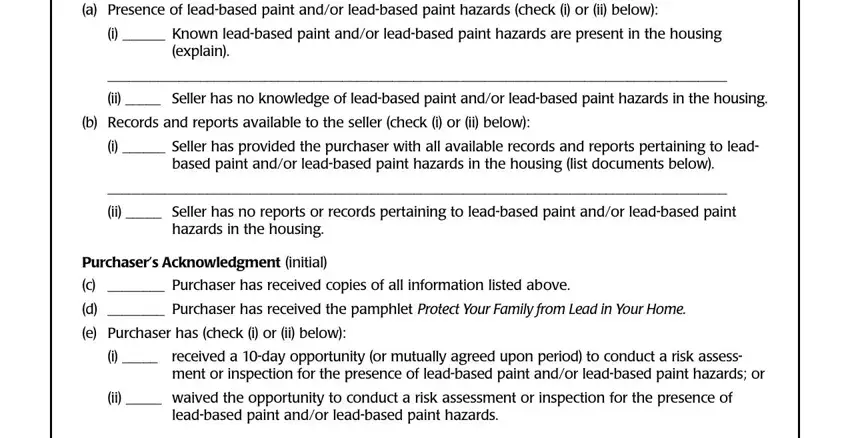 The way to prepare disclosure lead paint part 1