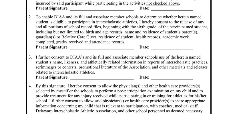 I further consent to DIAAs and, My permission extends to all, and students name likeness and of diaa 2021 physical