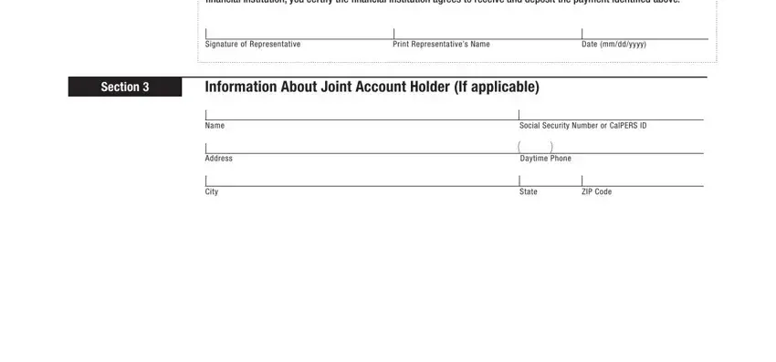 You conﬁrm the identity of the, Social Security Number or CalPERS, and Section inside calpers direct deposit