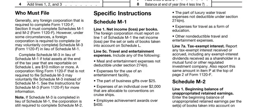 Schedule M, Line  Net income loss per books, and Expenses for the use of an in online schedule m 1