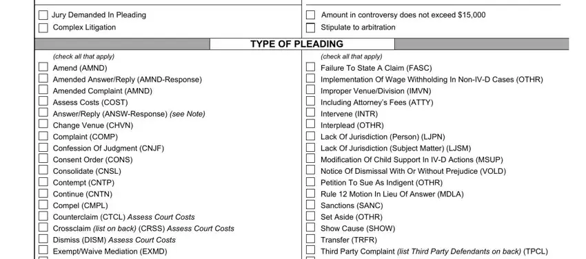 Failure To State A Claim FASC, Implementation Of Wage Withholding, and Amend AMND inside aoc cover sheet