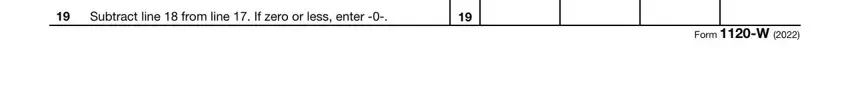 Step # 5 in filling in form 1120 payment voucher