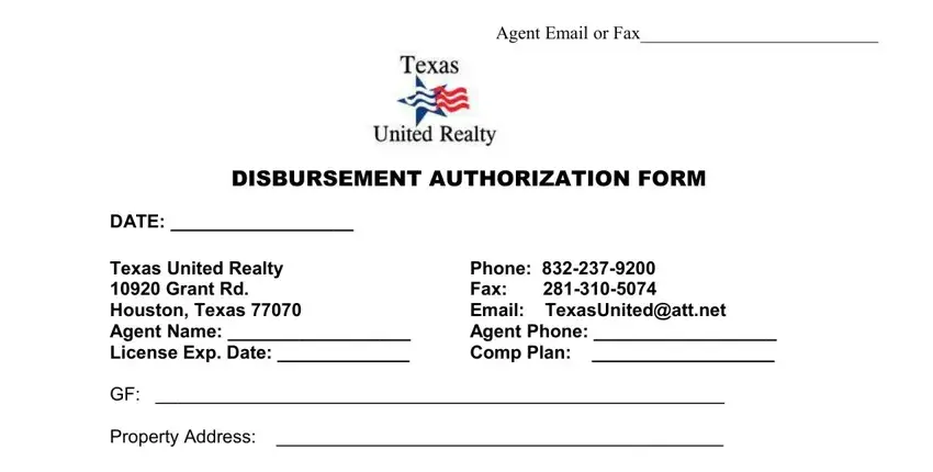 The best ways to fill in texas disbursement commission step 1