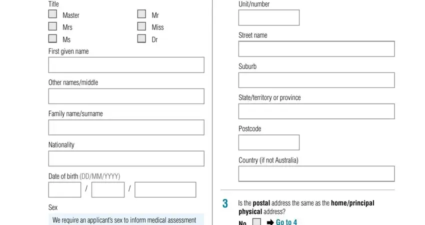 Filling out segment 1 of Form 1162