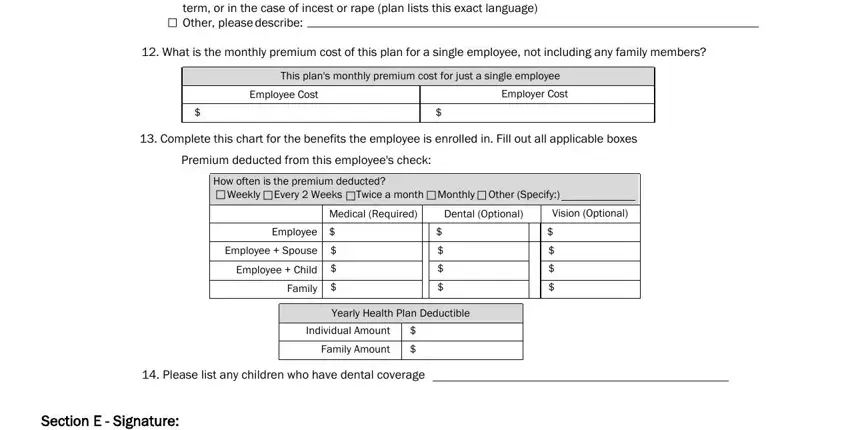 Ways to complete 116m employer health insurance information stage 5