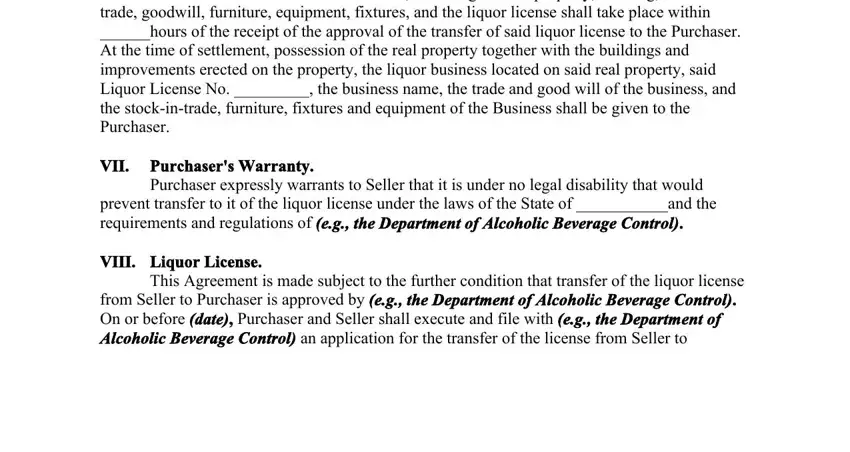 of liquor store license completion process explained (step 5)