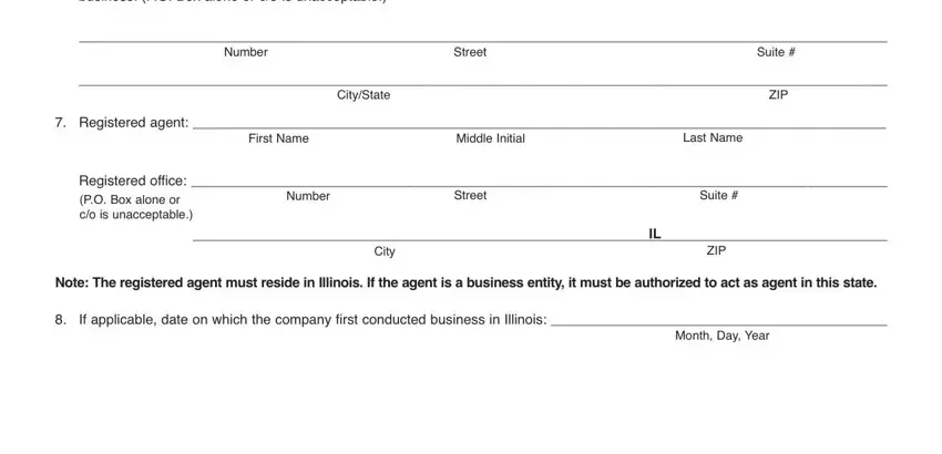 A way to prepare Illinois Form Llc 45 5 - Fill Online stage 2