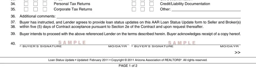 arizona loan status update conclusion process shown (part 3)