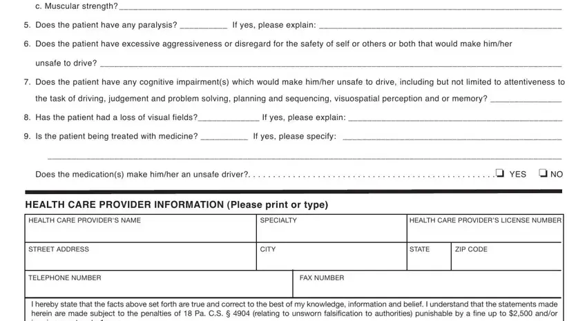 The way to complete neurological form printable part 2