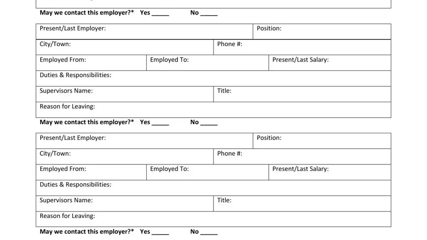 employment application longo completion process described (portion 2)