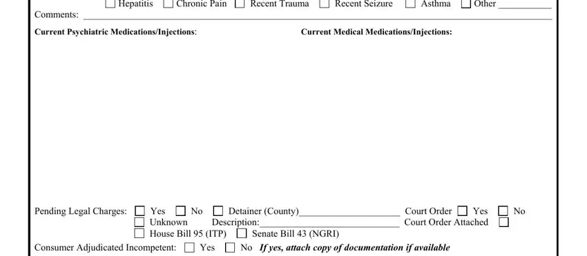 Part number 5 of filling out nc regional referral form fillable