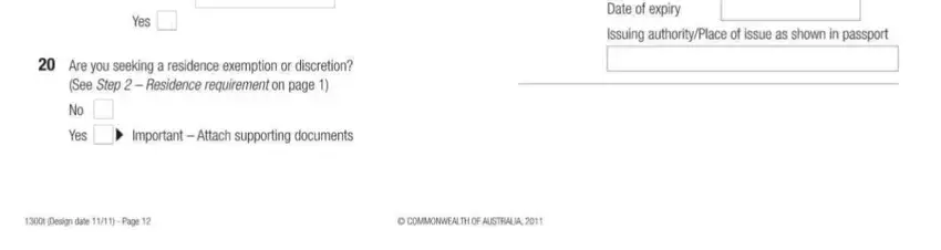 Guidelines on how to complete australian citizenship application form step 5