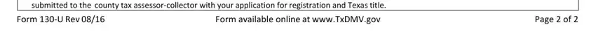 Form 130 U ≡ Fill Out Printable PDF Forms Online