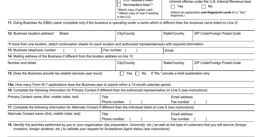 The best way to fill out irs form agent part 2