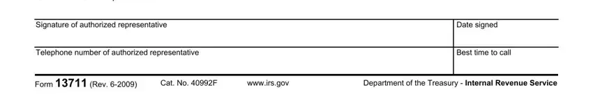 Ways to prepare form 13711 instructions portion 3