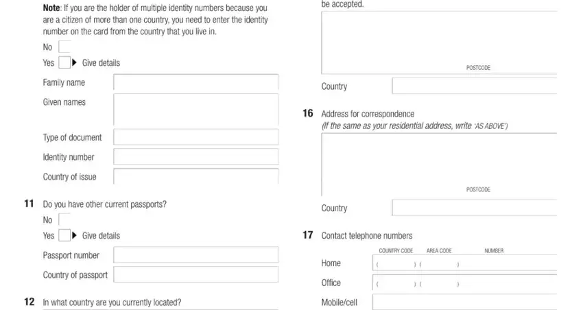 How to fill out form 1419 sample stage 3