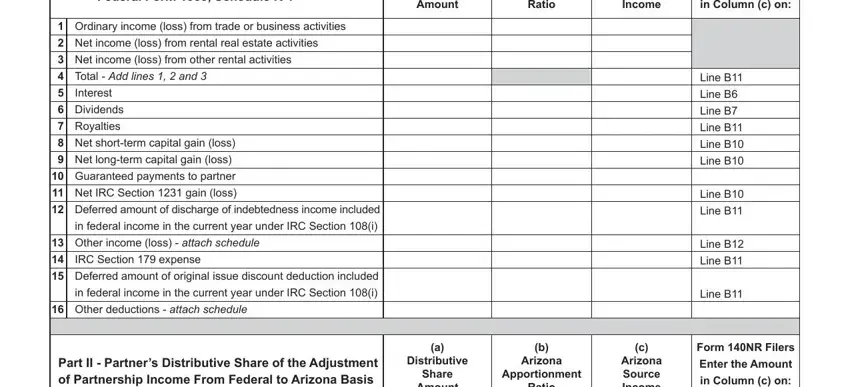in federal income in the current, Dividends, and Total  Add lines   and inside Form 165 Schedule K 1 Nr