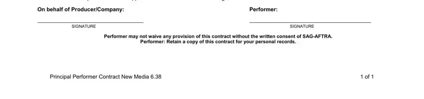 Writing section 3 of sag new media performer contract