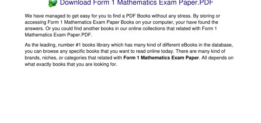 Download Form  Mathematics Exam, As the leading number  books, and We have managed to get easy for in form 1 mathematics exam paper