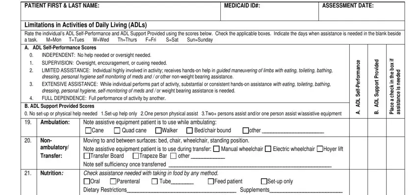 Part number 4 for submitting dma 9052 form