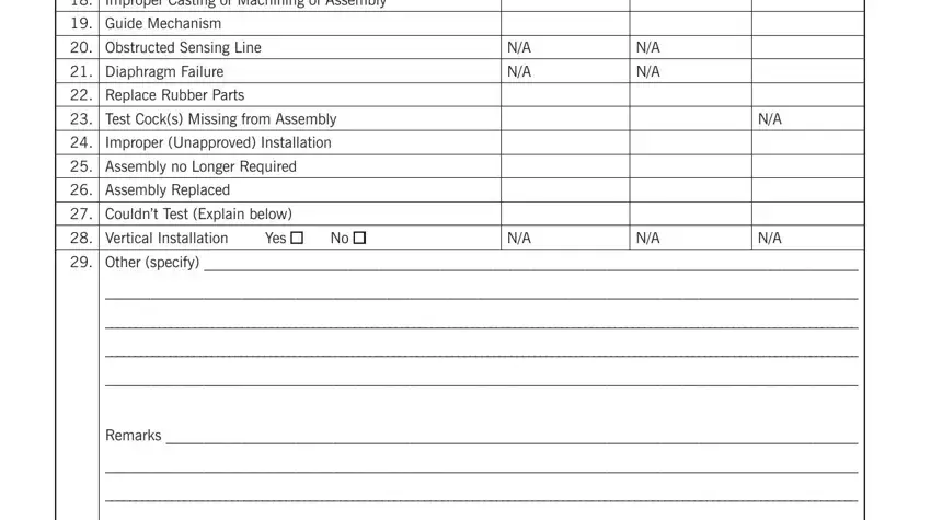 Guide Mechanism, Improper Casting or Machining of, and Test Cocks Missing from Assembly in city of burnaby backflow test report