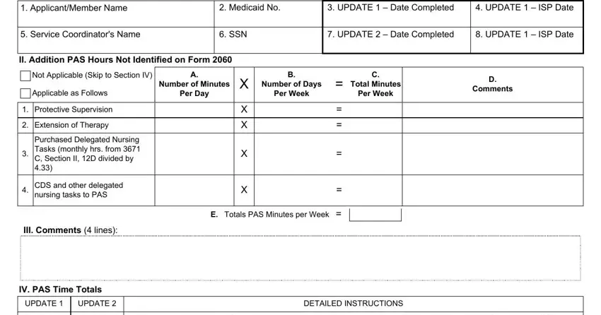 A way to fill out TPR stage 1