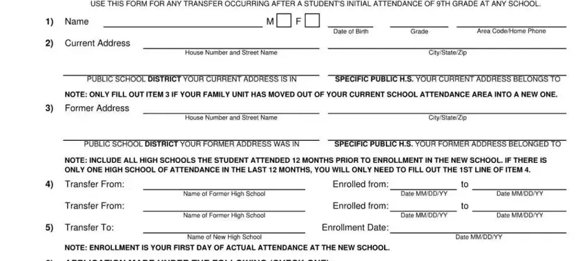 How you can fill out cif transfer eligibility form stage 1