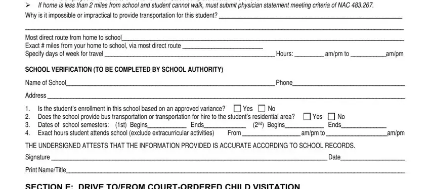 nd Begins Ends, If minors license was revoked or, and Signature  Date Print NameTitle inside Dmv 21 Form