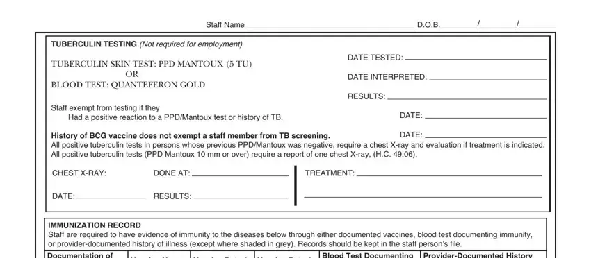RESULTS, History of BCG vaccine does not, and TREATMENT inside new york doh health form