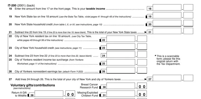 New York Form It 200 completion process shown (stage 4)