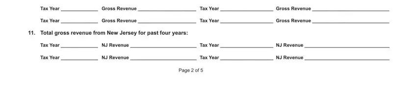 How you can complete new jersey department of treasury division of taxation nexus questionnaire part 5