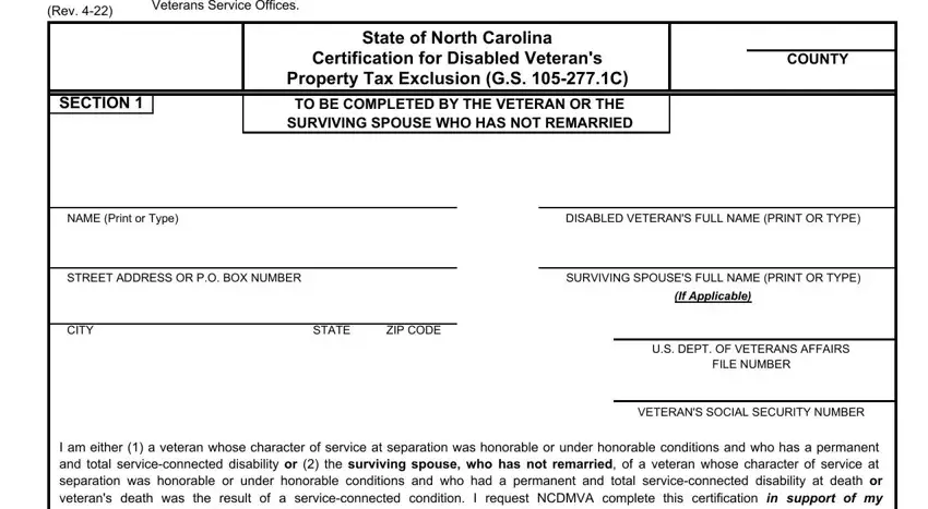 form ncdva9 fill out writing process detailed (part 1)