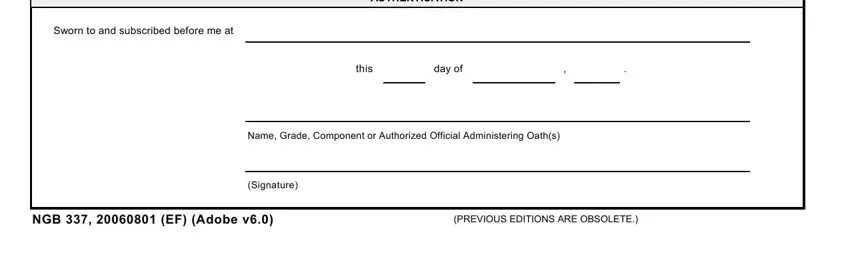 day of, this, and AUTHENTICATION inside da form 337 template