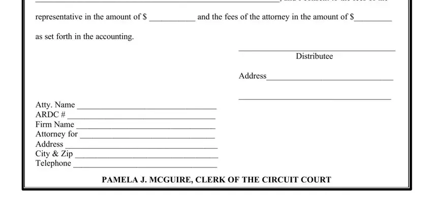 Address, PAMELA J MCGUIRE CLERK OF THE, and Atty Name  ARDC   Firm Name of printable court receipt template