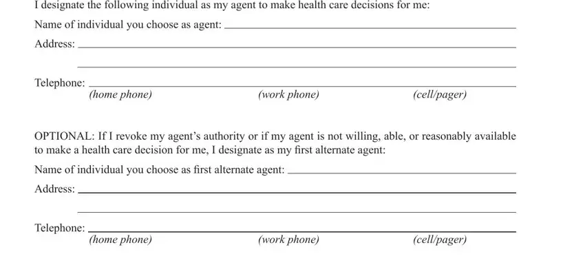 advance health care directive form 3 1 writing process explained (step 2)