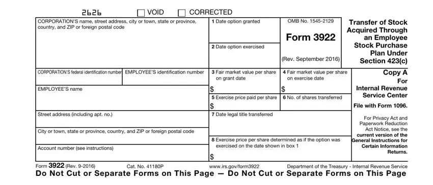 irs form 3922 instructions conclusion process clarified (portion 1)