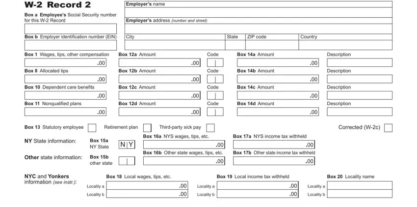 Step # 2 for filling out Form Ny It 2