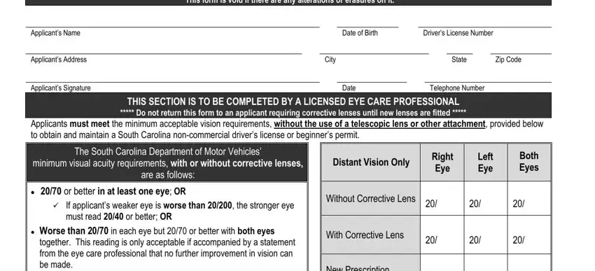 sc eye exam receipt number conclusion process described (stage 1)