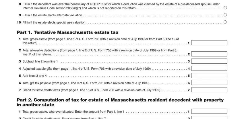 Tips on how to complete massachusetts return estate tax part 4
