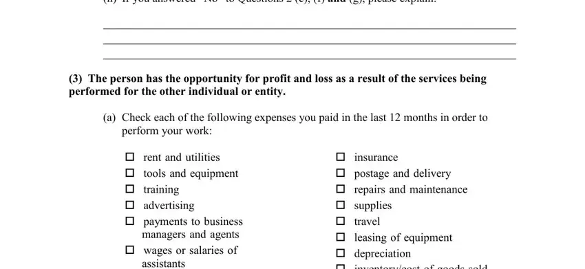 How one can fill in maine independent form stage 4