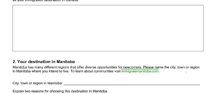 Step # 1 in submitting manitoba settlement plan sample answers