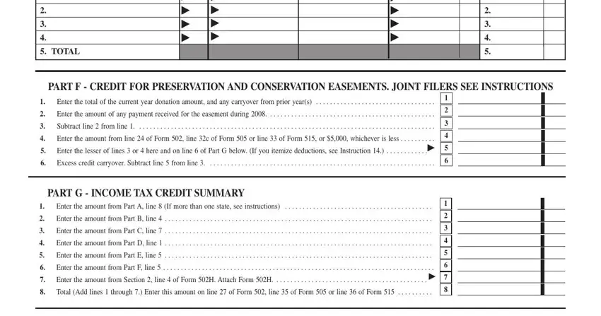 Part number 4 for submitting maryland tax form 502cr